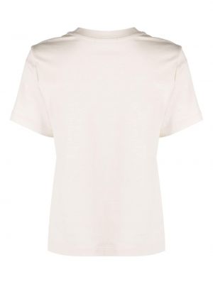 Medvilninis marškinėliai Calvin Klein Jeans balta