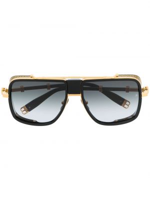 Oversize слънчеви очила с градиентным принтом Balmain Eyewear