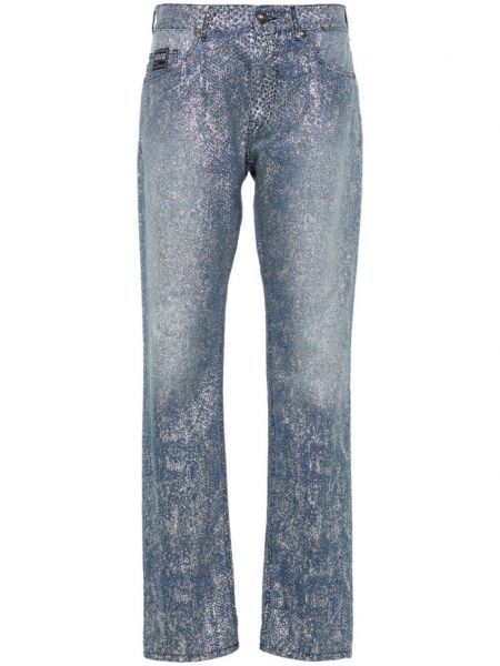 Blugi skinny slim fit Versace Jeans Couture albastru