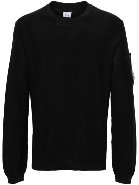 Bavlněný svetr C.p. Company černý