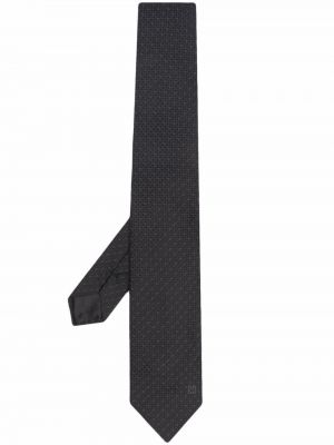 Corbata de seda Givenchy negro