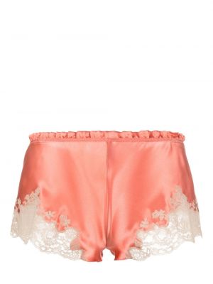 Spitzen seiden shorts Carine Gilson pink