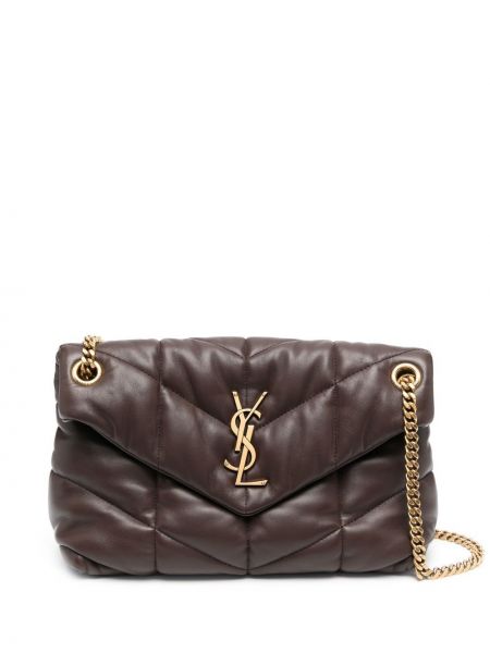 Mini taske Saint Laurent brun