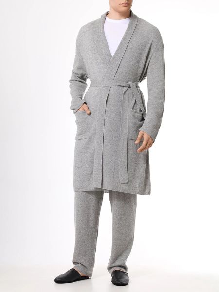 Кашемировый костюм J&c серый