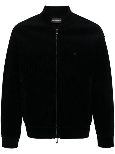 Broderet sweatshirt Emporio Armani blå