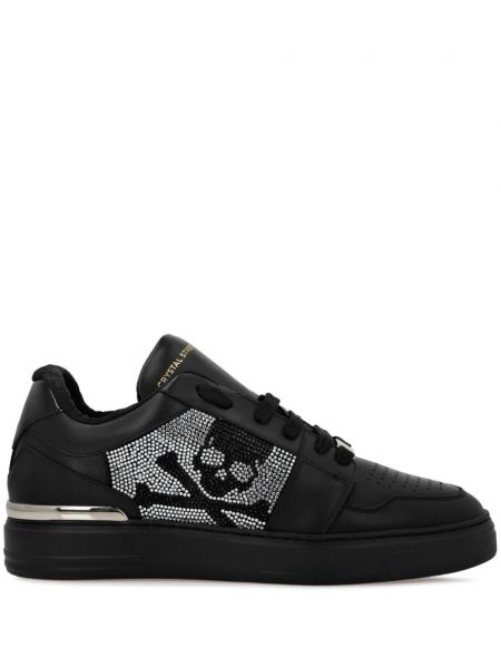 Kristaller deri sneaker Philipp Plein siyah