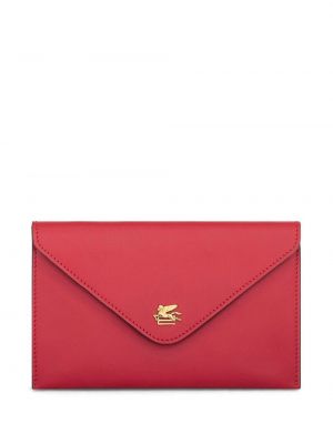 Kožená peňaženka Etro červená