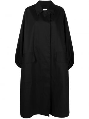 Manteau à imprimé à motifs abstraits drapé Cecilie Bahnsen noir