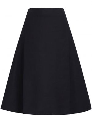 Bavlnená midi sukňa Marni čierna