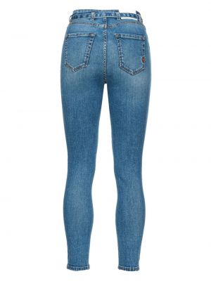 Skinny jeans Pinko blau
