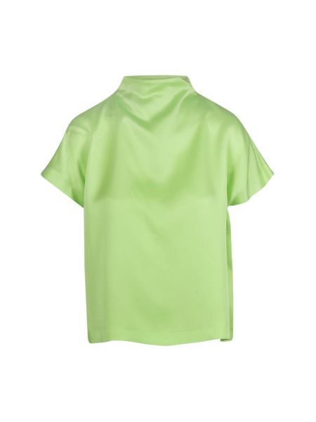 Satynowa bluzka Liviana Conti zielona