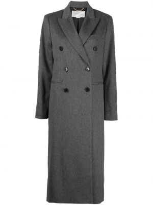 Gyapjú kabát Victoria Beckham szürke