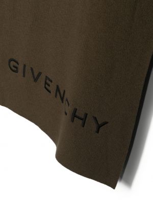 Echarpe brodée Givenchy marron