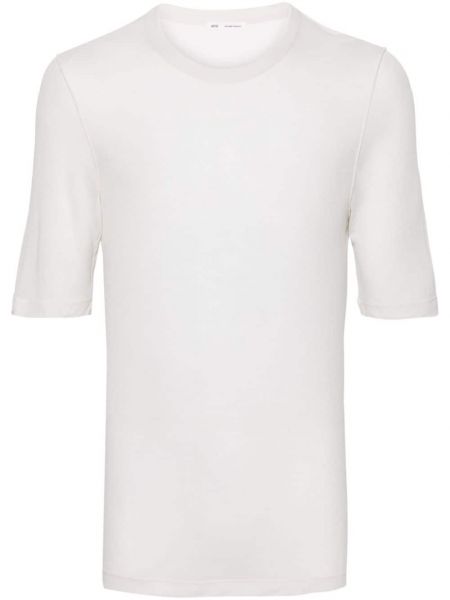 Lyocellové priehľadné tričko Ami Paris sivá