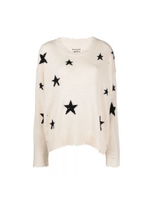 Sweter w gwiazdy Zadig & Voltaire biały