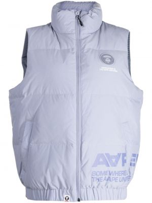 Gilet con stampa Aape By *a Bathing Ape® viola