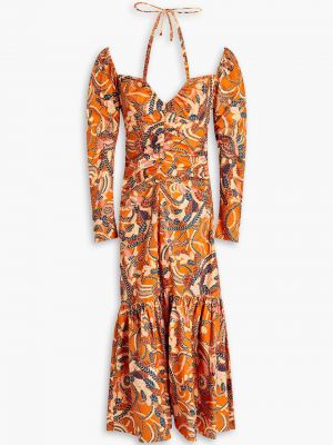 Sukienka midi A.l.c. - Pomarańczowy