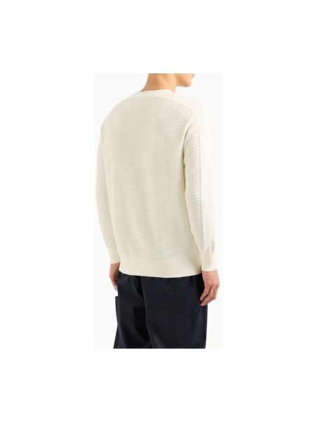 Jersey roto de algodón de tela jersey Armani Exchange