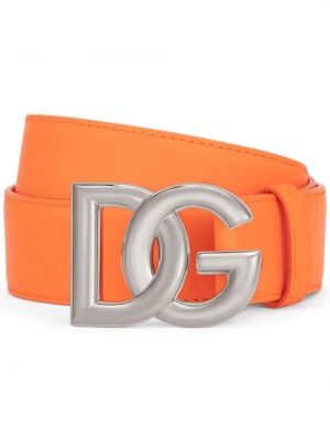 Cintura con fibbia Dolce & Gabbana arancione