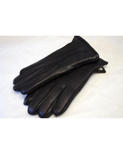Кожаные перчатки зимушка