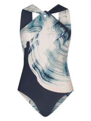 Plavky s potiskem s abstraktním vzorem Silvia Tcherassi