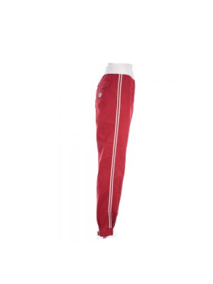 Pantalones de chándal de algodón Gucci rojo