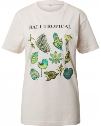 Majica s tropskim uzorkom Merchcode crna
