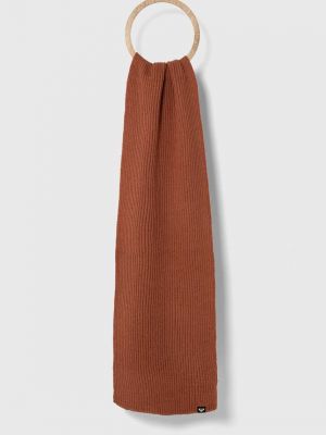 Однотонний шарф Roxy коричневий