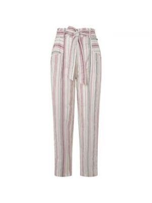 Różowe spodnie Pepe Jeans