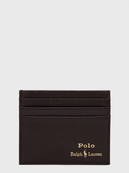 Portfel Polo Ralph Lauren brązowy