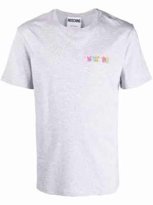 T-shirt Moschino grå