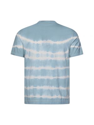 Camiseta a rayas con estampado tie dye Malo
