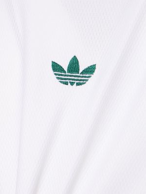 T-shirt manches longues avec manches longues Adidas Originals blanc