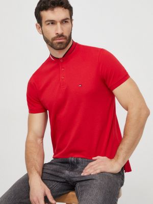 Тениска с дълъг ръкав Tommy Hilfiger червено
