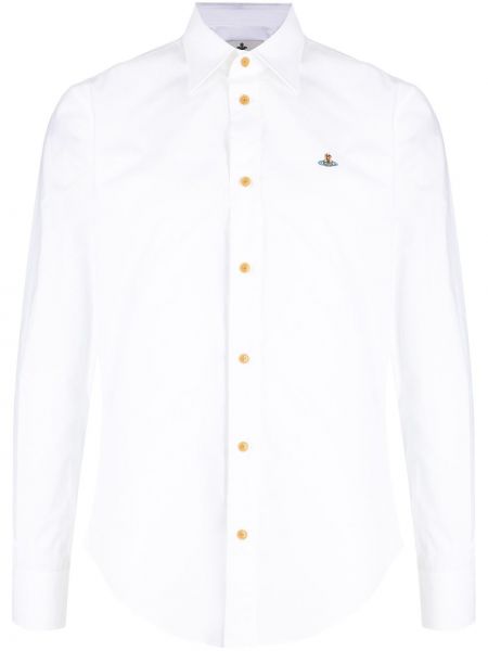 Camisa slim fit Vivienne Westwood blanco