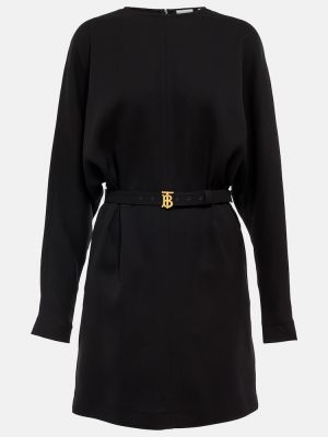 Jedwabna sukienka Burberry czarna