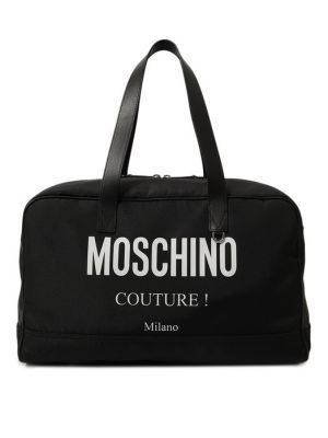 Дорожная сумка Moschino черная