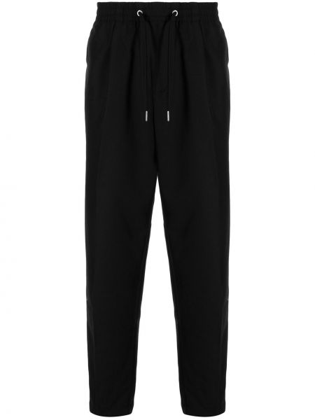 Pantalones ajustados de cintura alta Armani Exchange negro