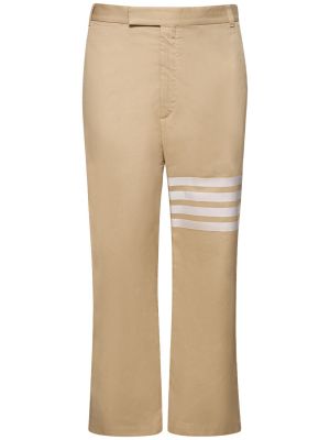 Βαμβακερό παντελόνι με ίσιο πόδι Thom Browne