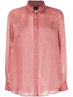 Camisa con estampado Aspesi rosa