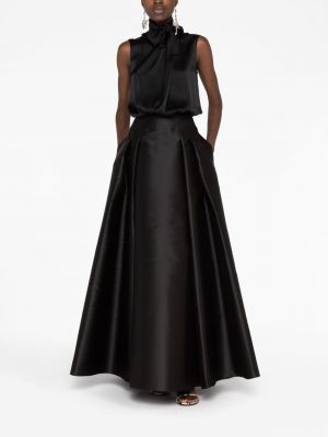 Dlouhá sukně Alberta Ferretti černé