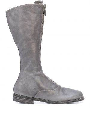 Botas con cremallera Guidi gris