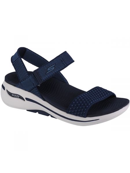 Športové priliehavé sandále Skechers modrá
