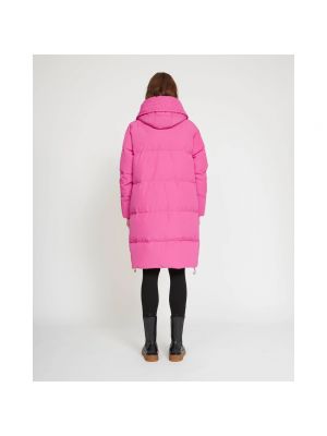 Mantel mit kapuze Silvian Heach pink