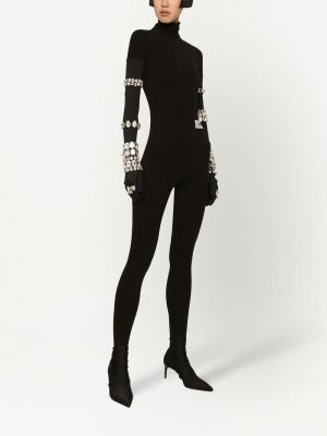Combinaison à imprimé Dolce & Gabbana noir