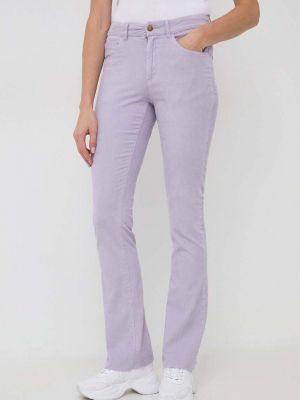 Pantaloni de catifea cord de catifea Max&co. violet
