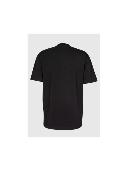 Camiseta de algodón Karl Lagerfeld negro