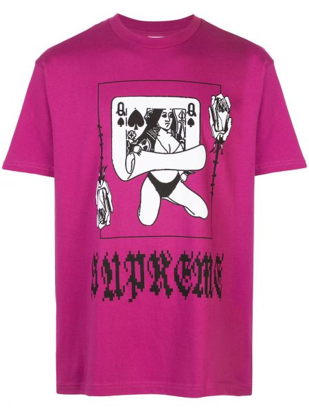 T-shirt Supreme rosa