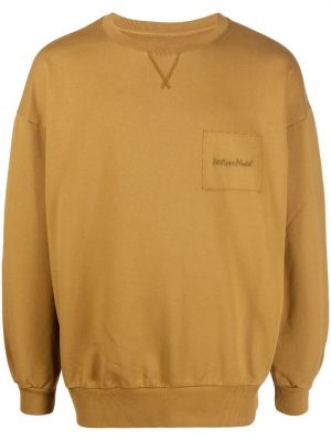 Bomull brodert sweatshirt Philippe Model Paris grønn