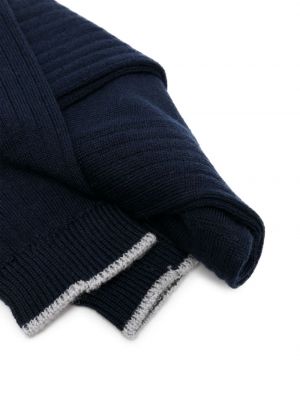 Pletené ponožky Eleventy modré